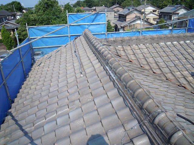 葺き替えを行った屋根